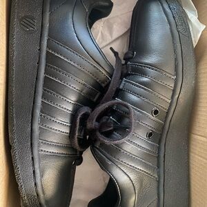 K-Swiss Black Leather Men's Sneakers